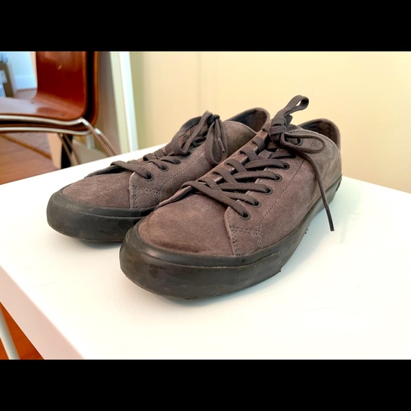 Limited Edition Grey Suede Seavees Monterey Shoes - Picture 1 of 5